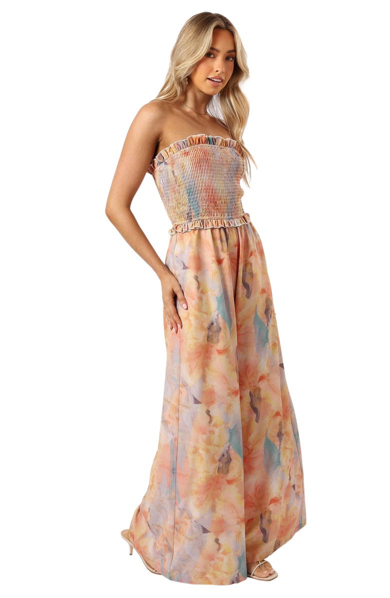 Petal & Pup Cammy Strapless Jumpsuit, Alternate, color, Floral