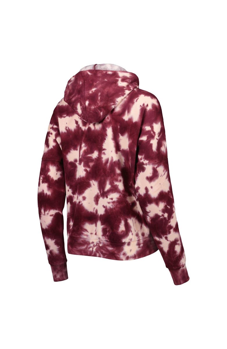 New Era Women's New Era Burgundy Washington Commanders Cloud Dye Fleece Pullover Hoodie, Alternate, color, Burgundy