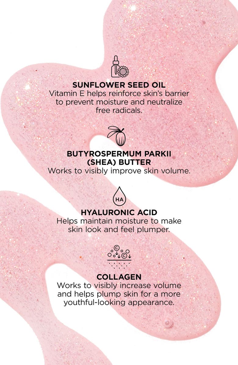 BeautyBio The Pout Sparkling Rosé Volumizing Lip Serum Mini Ornament, Alternate, color,