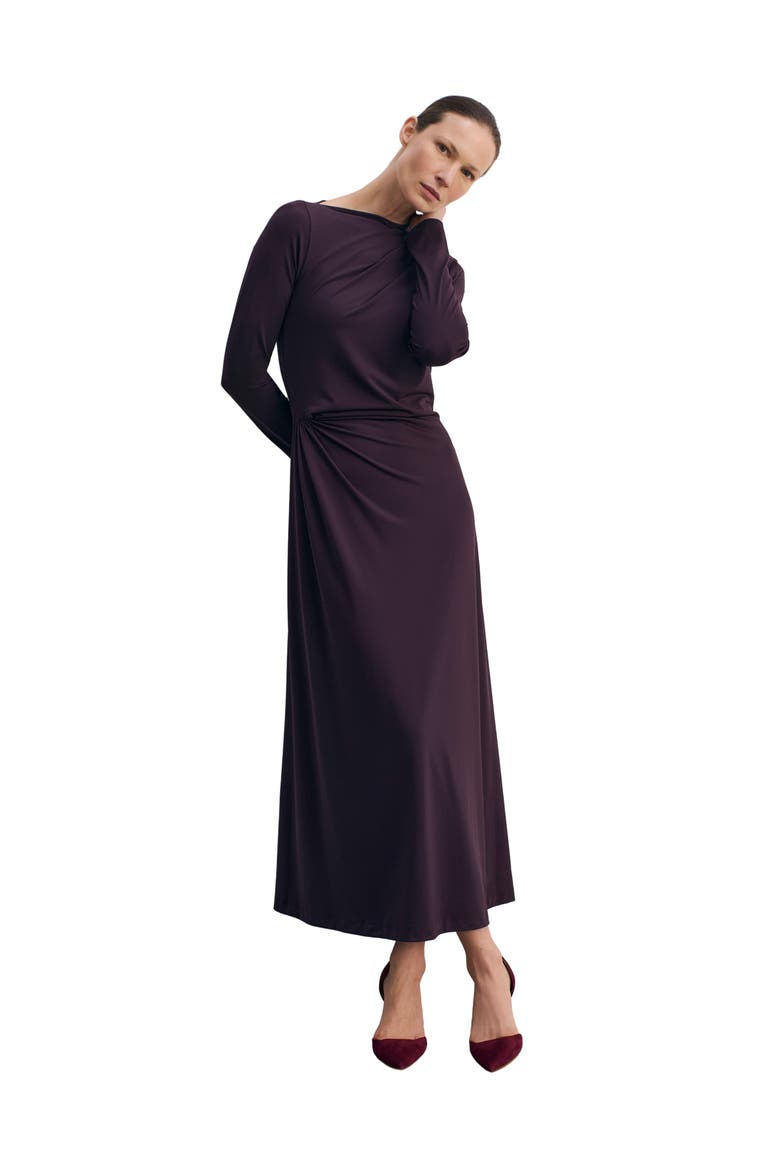 Rona Jersey Dress, Main, color, Purple