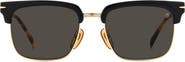 David Beckham Eyewear 55mm Rectangular Sunglasses