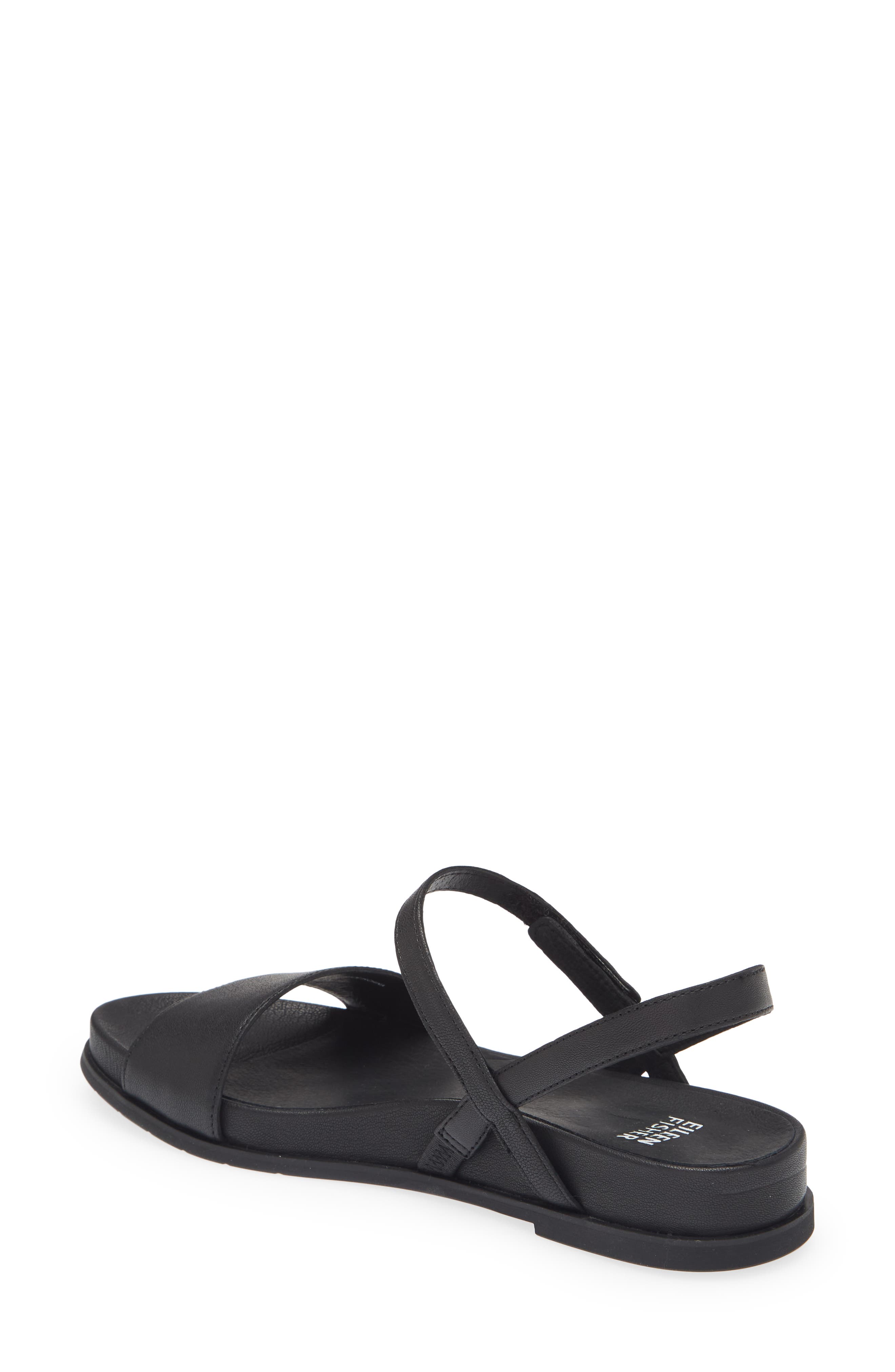 Eileen Fisher Demo Leather Sandal, Alternate, color, 