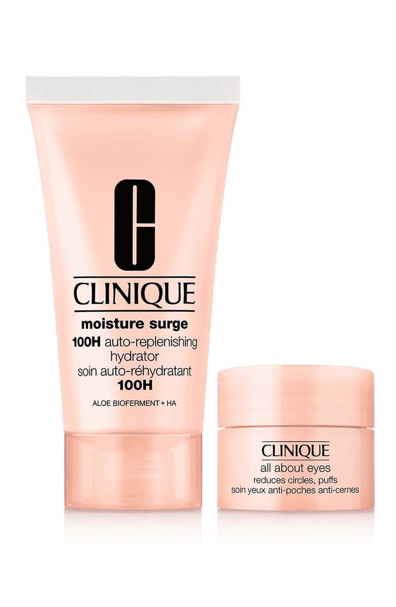 Clinique Merry Moisture: Moisture Surge Mini Skincare Gift Set $41 Value, Alternate, color,