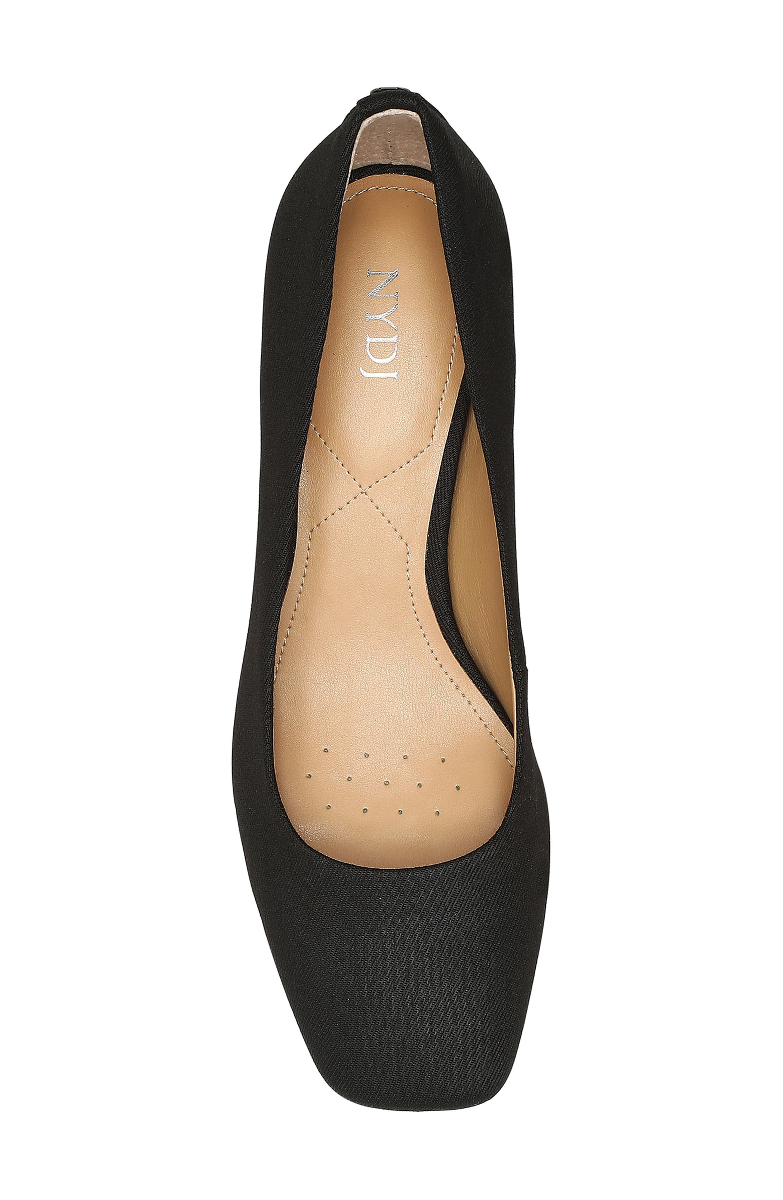 Fay Block Heel Pump, Alternate, color, BLACK