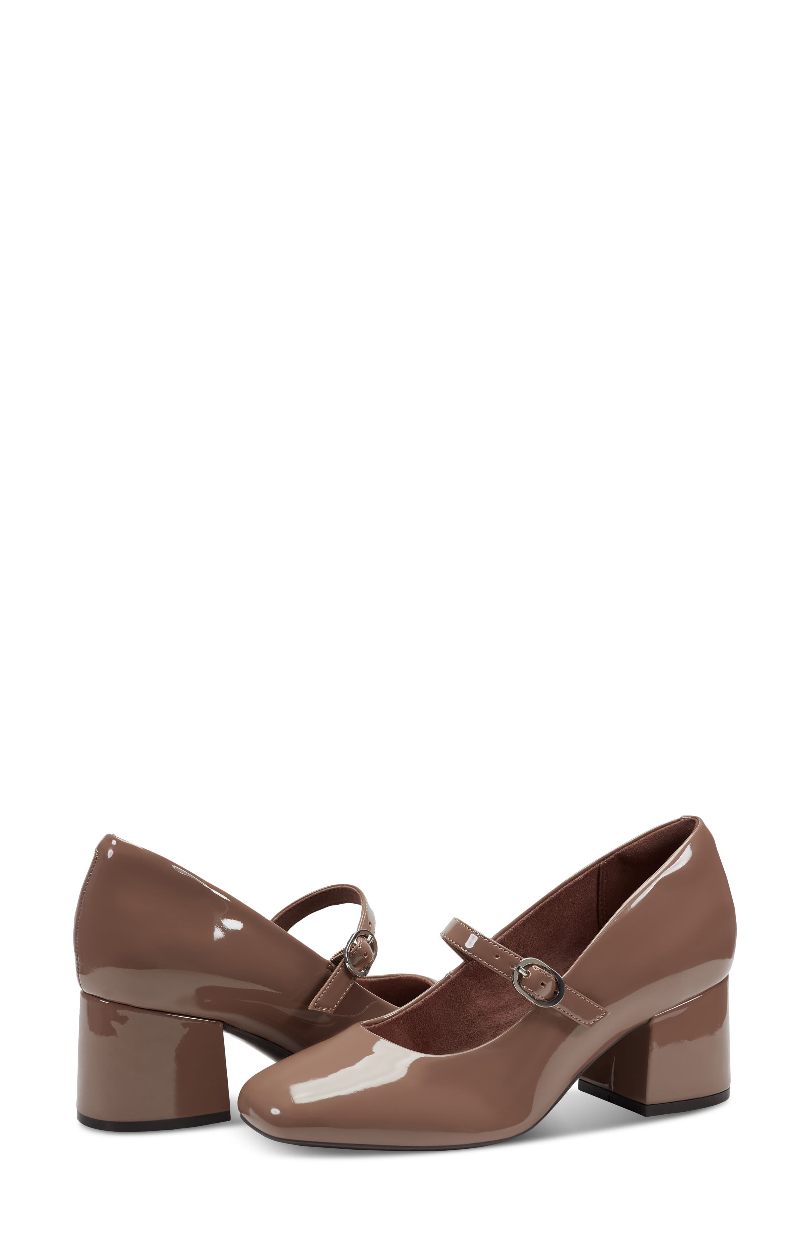 Rockport Xena Mary Jane Pump, Alternate, color, Taupe Patent