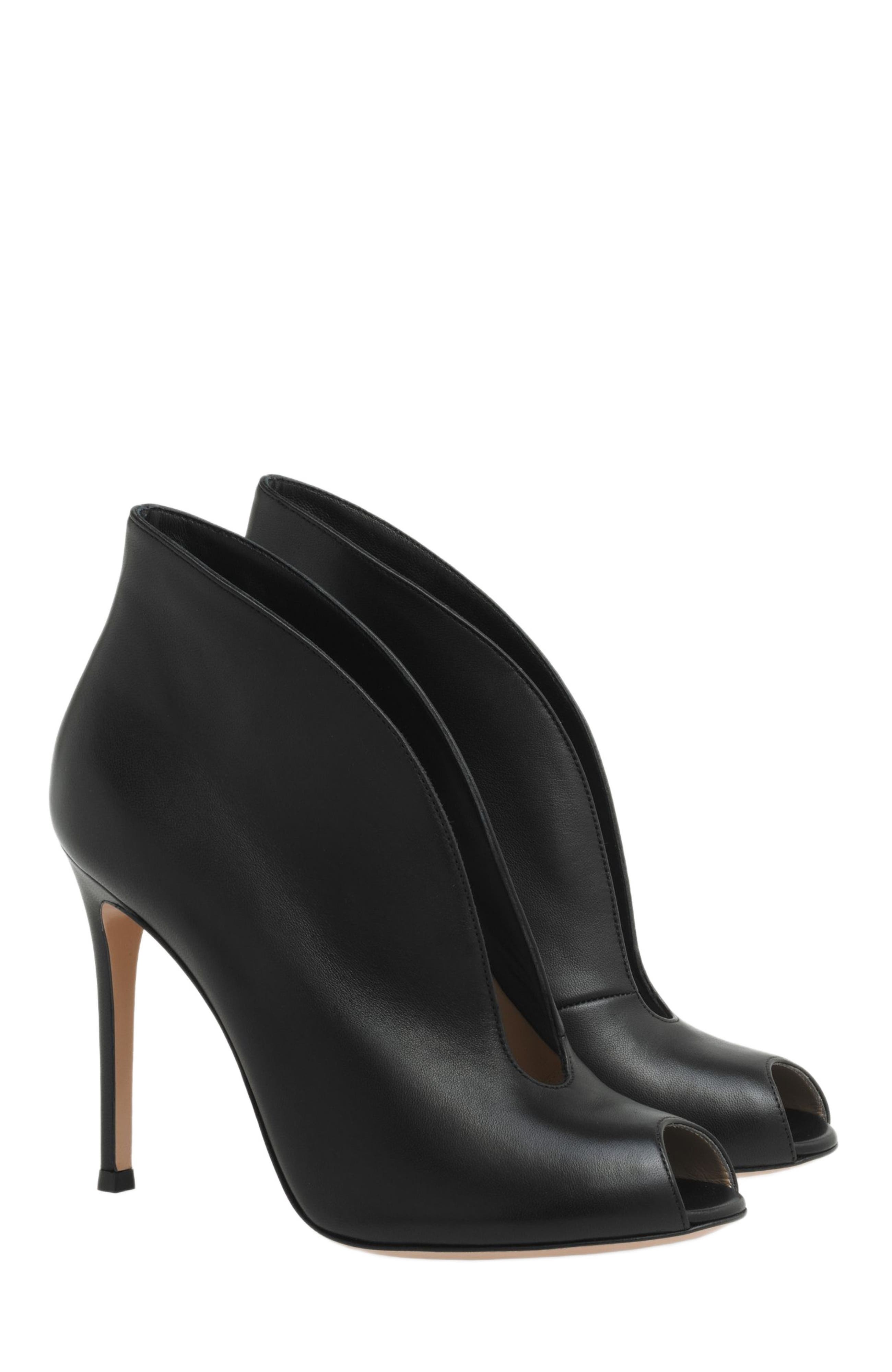 Gianvito Rossi Vamp Pump, Alternate, color, Black Leather
