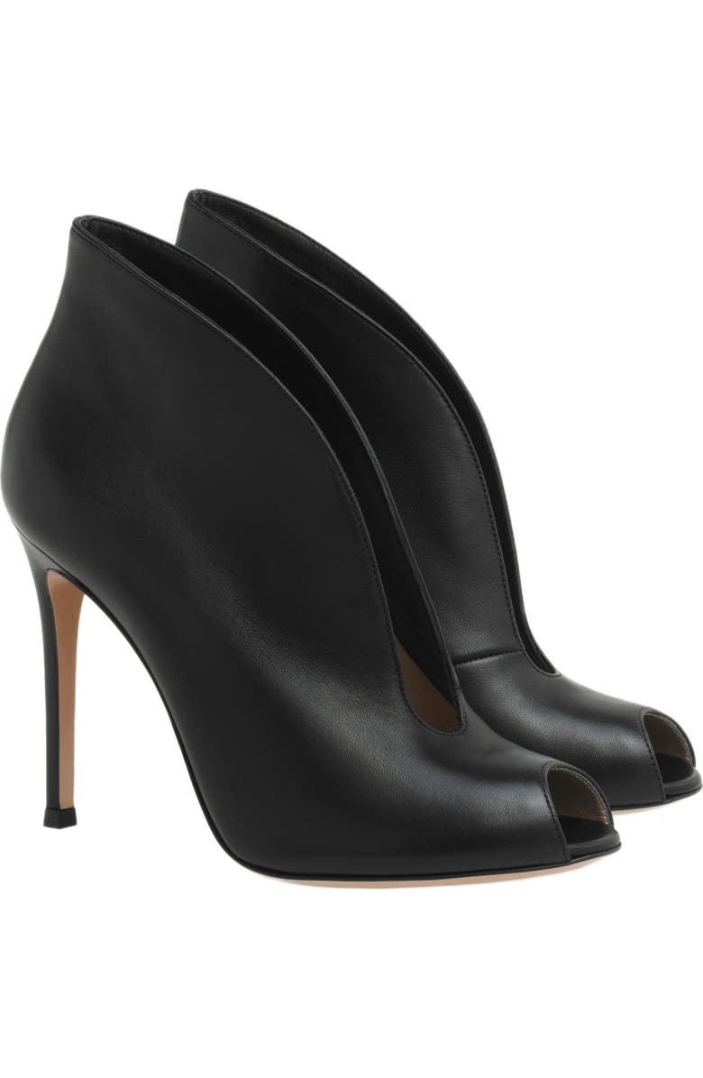Gianvito Rossi Vamp Pump, Alternate, color, Black Leather