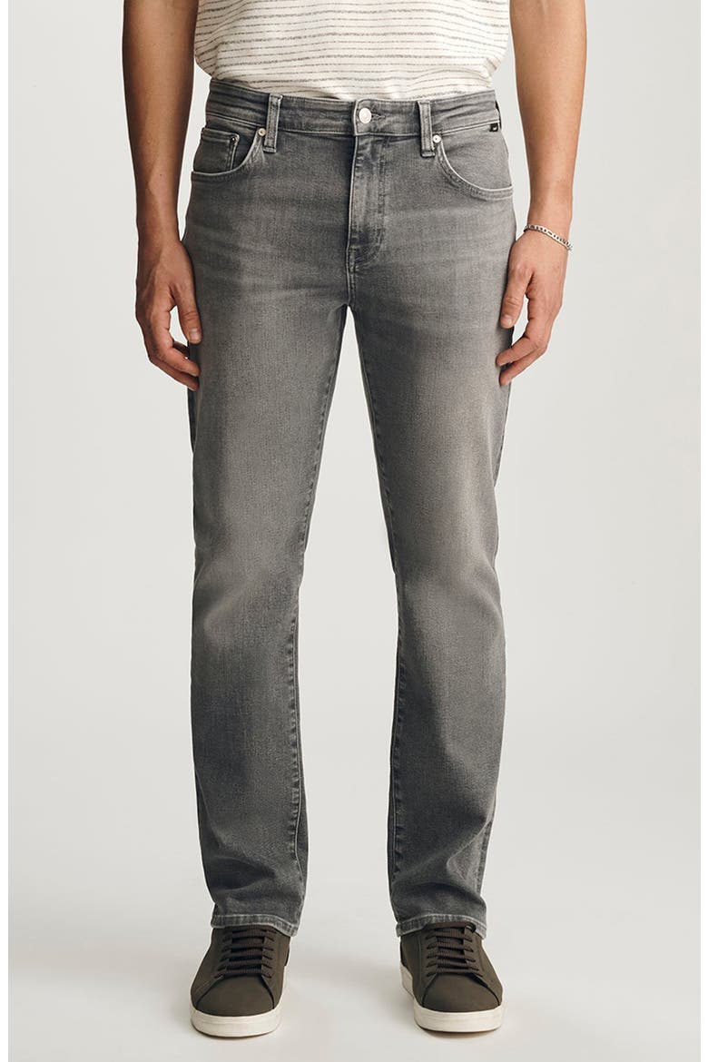 Zach Straight Leg Jeans, Main, color, SMOKE BRUSHED CLASSI