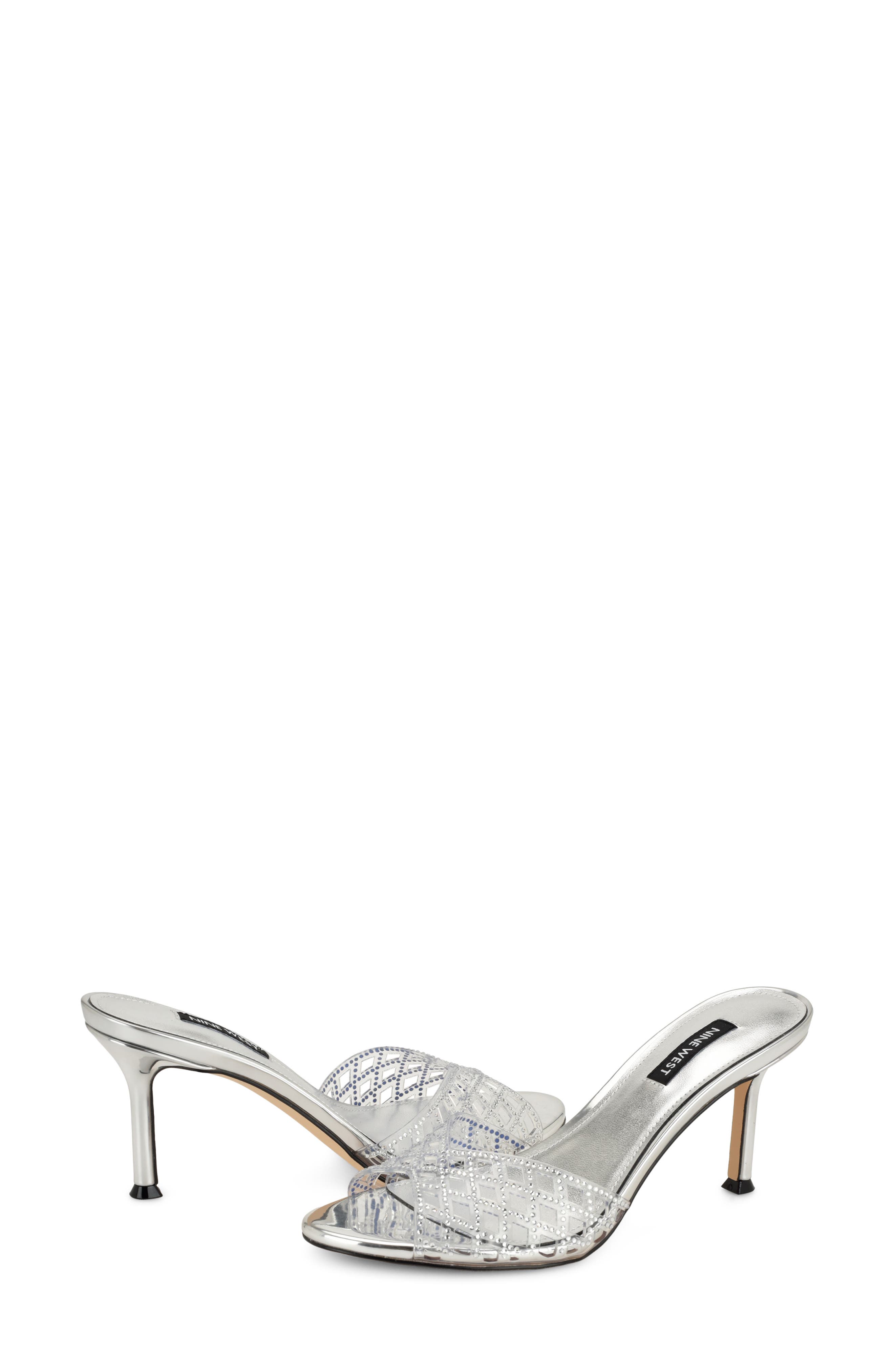 Mazzy Slide Sandal, Alternate, color, CLEAR