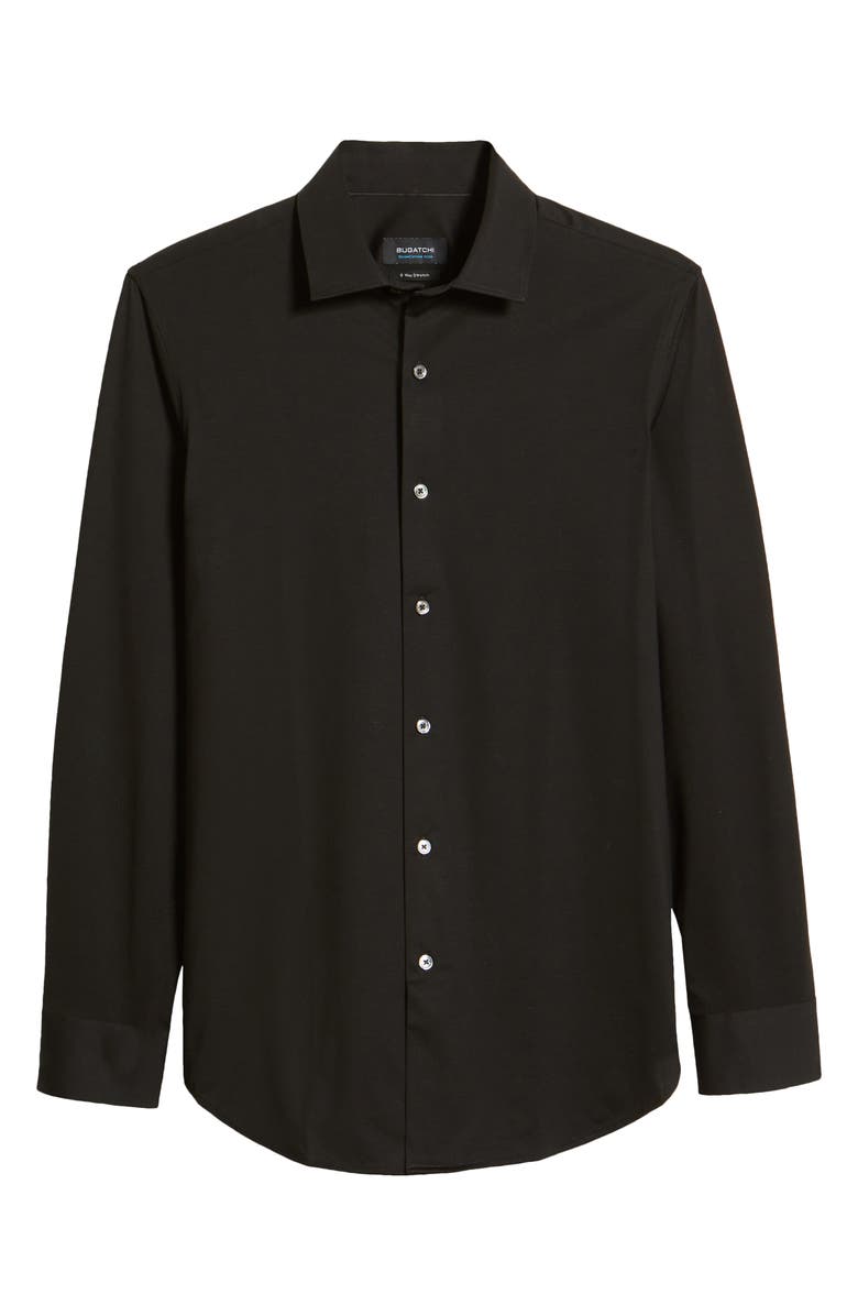 Bugatchi OoohCotton<sup>®</sup> Solid Button-Up Shirt, Alternate, color,