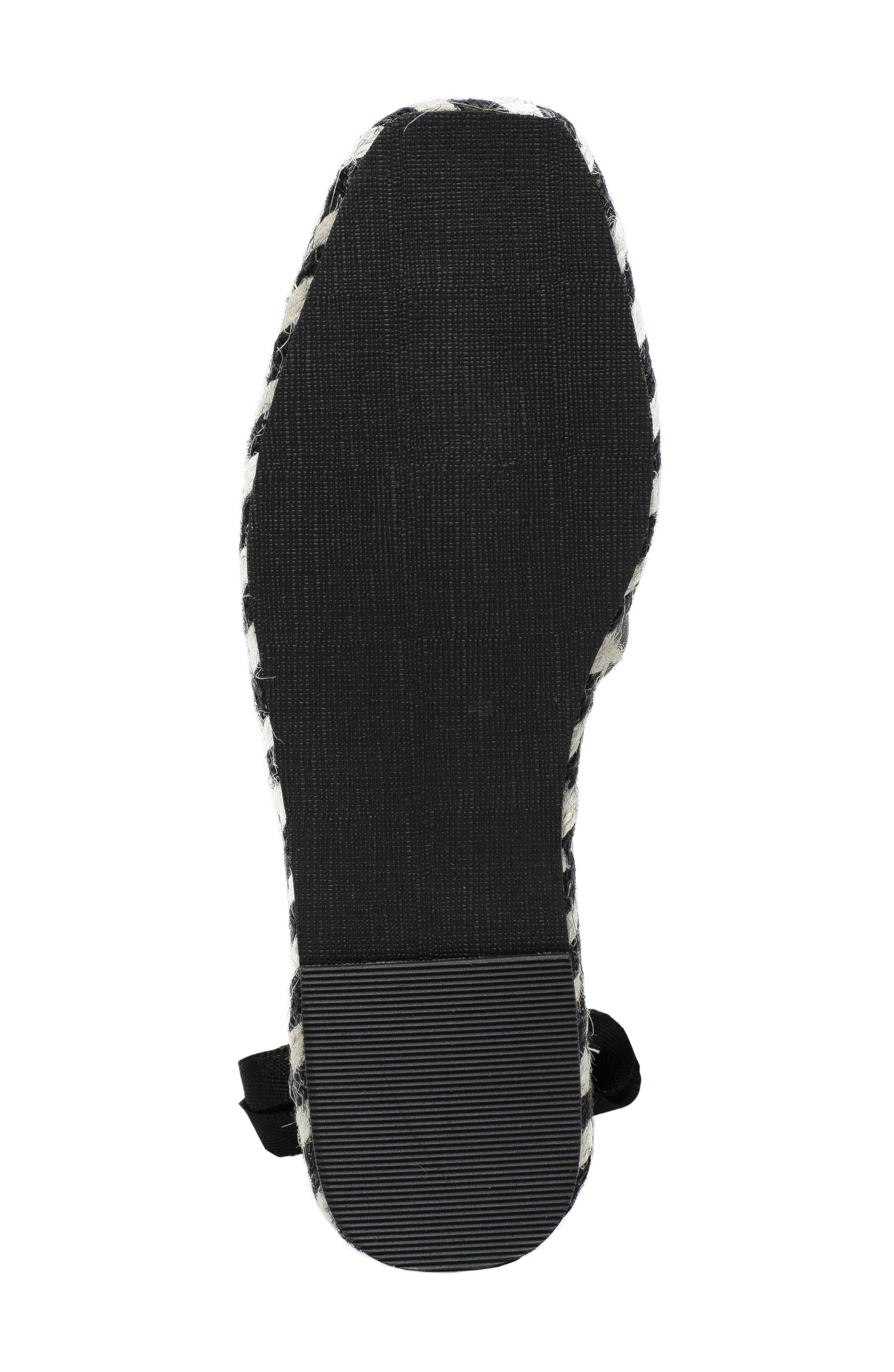 Linea Paolo Sol Espadrille Sandal, Alternate, color, Black/ Beige