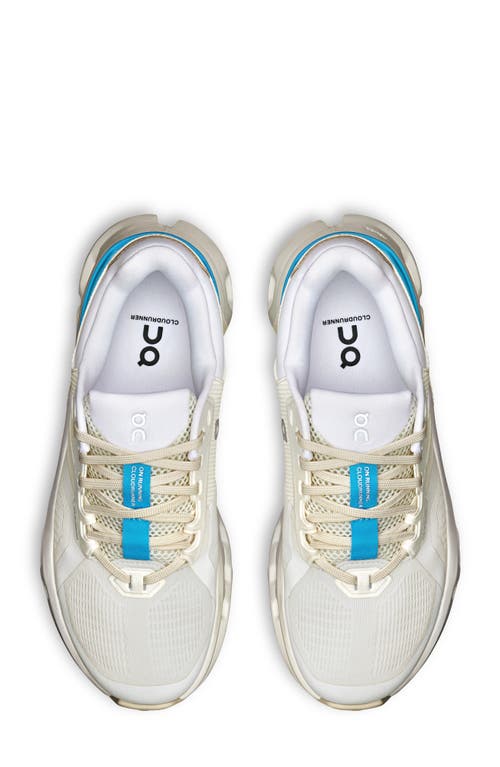 On Cloudrunner 2 Running Shoe In White/horiz