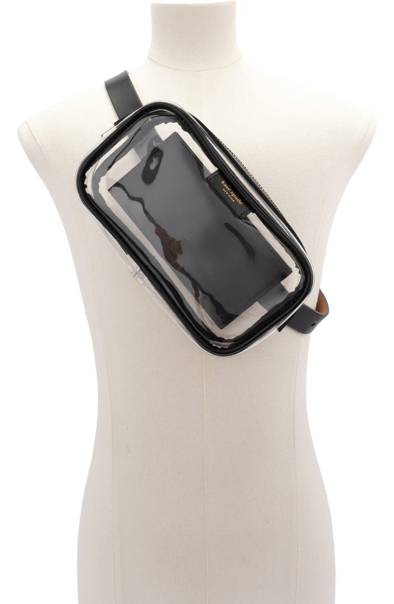 Kate Spade New York clear belt bag, Alternate, color,