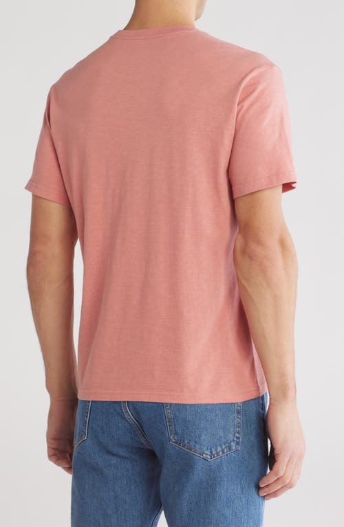 14th & Union Slub Cotton Crewneck T-shirt In Pink Desert