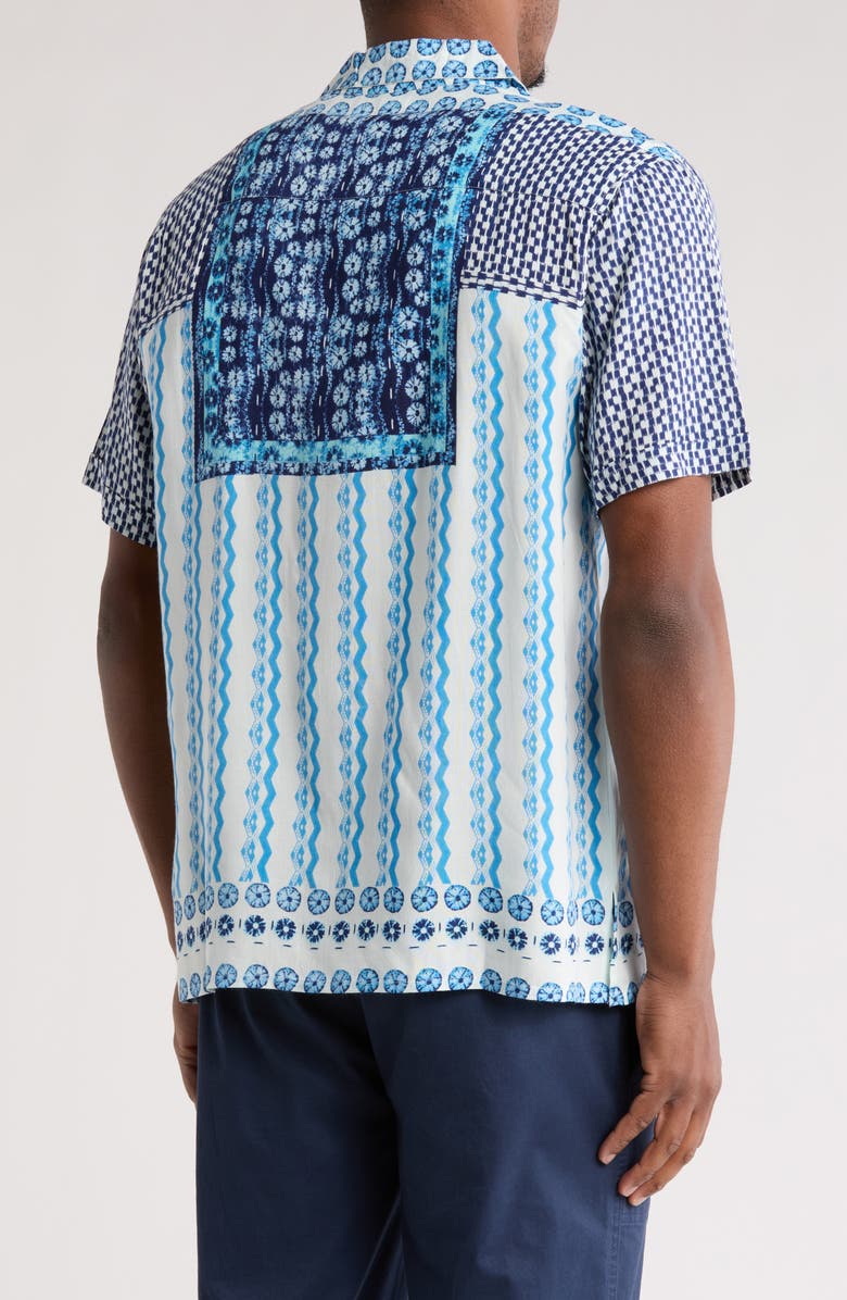 Raga Mixed Print Camp Shirt, Alternate, color,