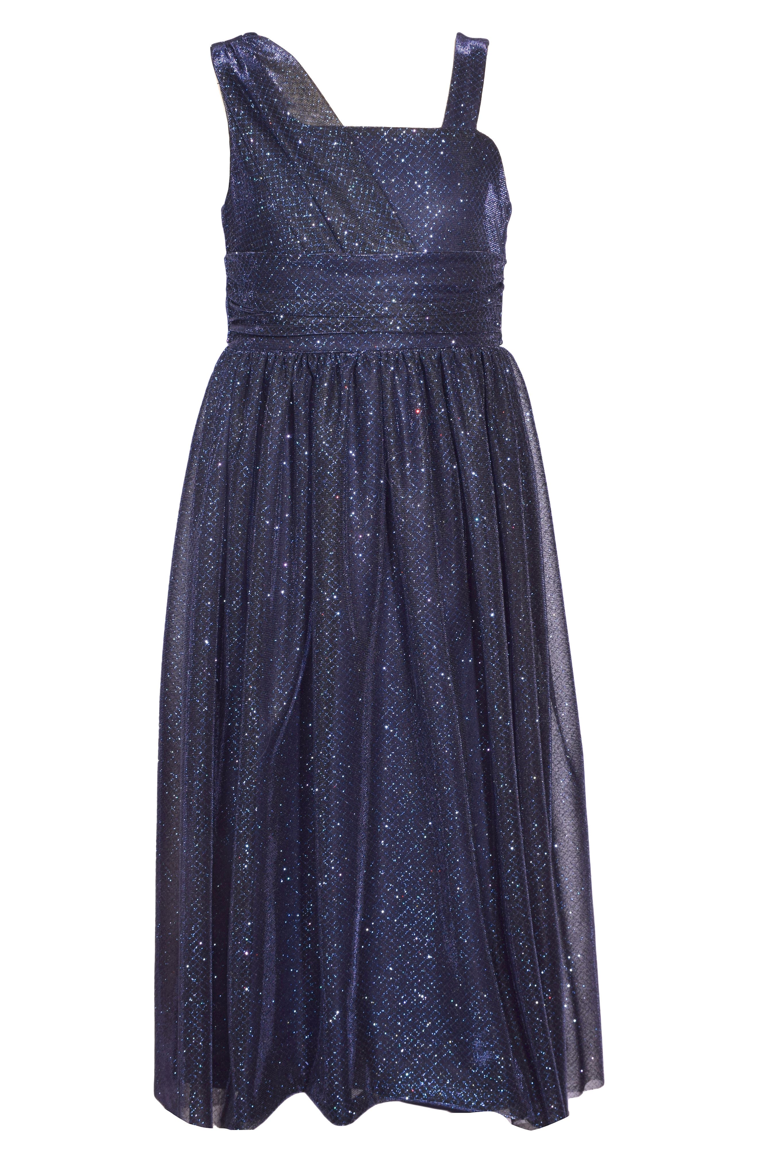 Bonnie Jean Kids' Grecian Glitter Dress