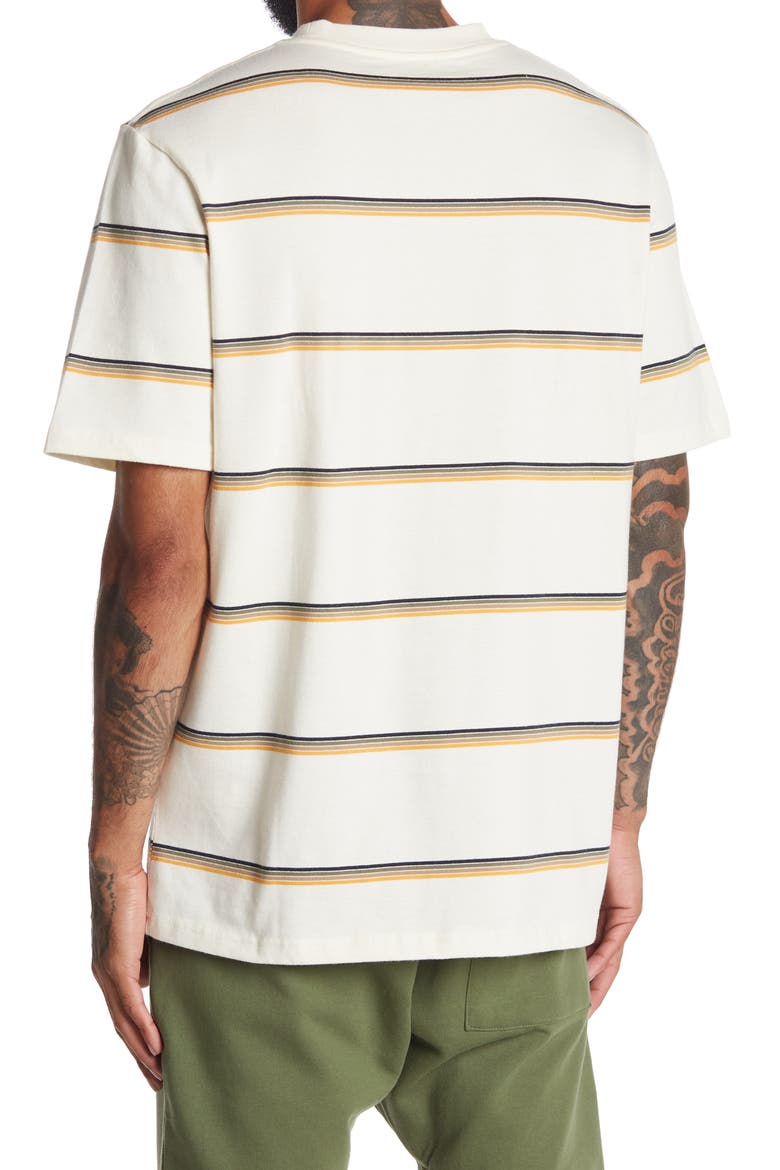 Bobby Stripe Crew Neck T-Shirt, Alternate, color, 0006 OFF-WHITE STRIPES