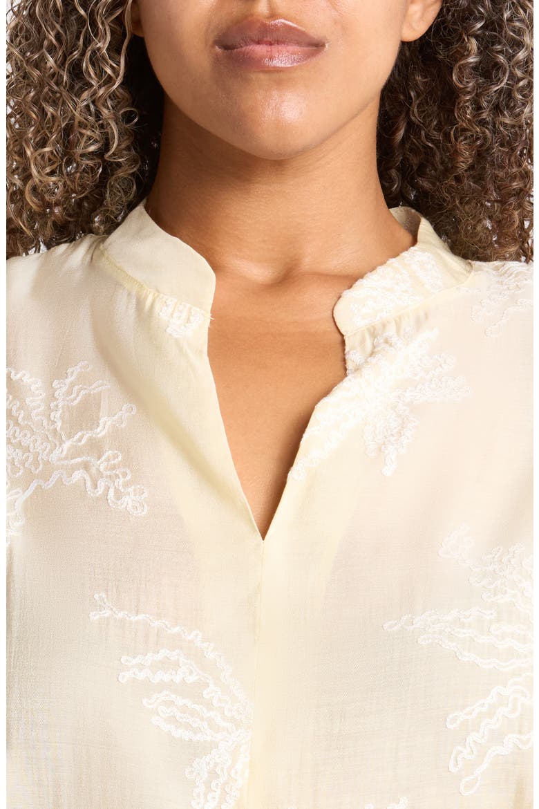 Embroidered Shirt, Alternate, color, YELLOW