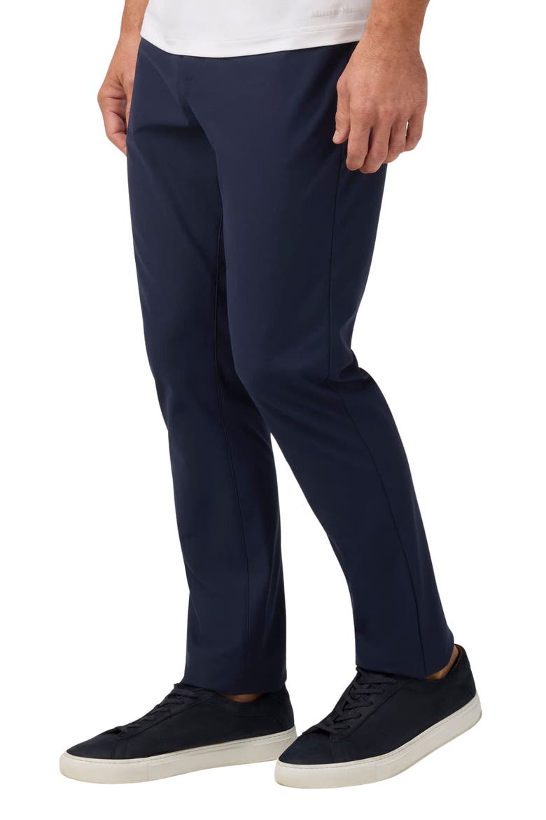 Upton Straight Leg Stretch 5-Pocket Pants, Alternate, color, NAVY