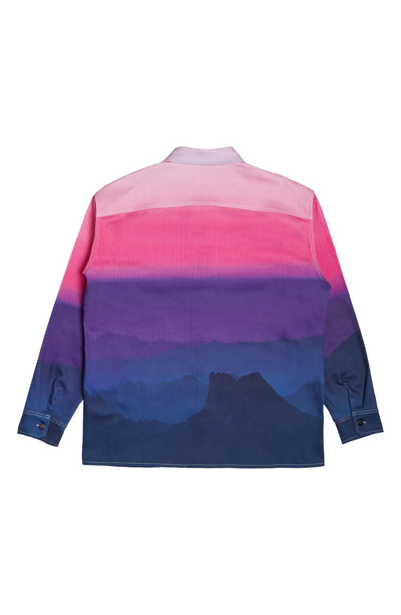 Blue Sky Inn Sunset Shirt Jacket, Alternate, color, 