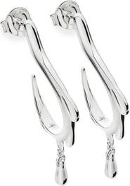 Lucy Quartermaine Dripping Hoop Earrings