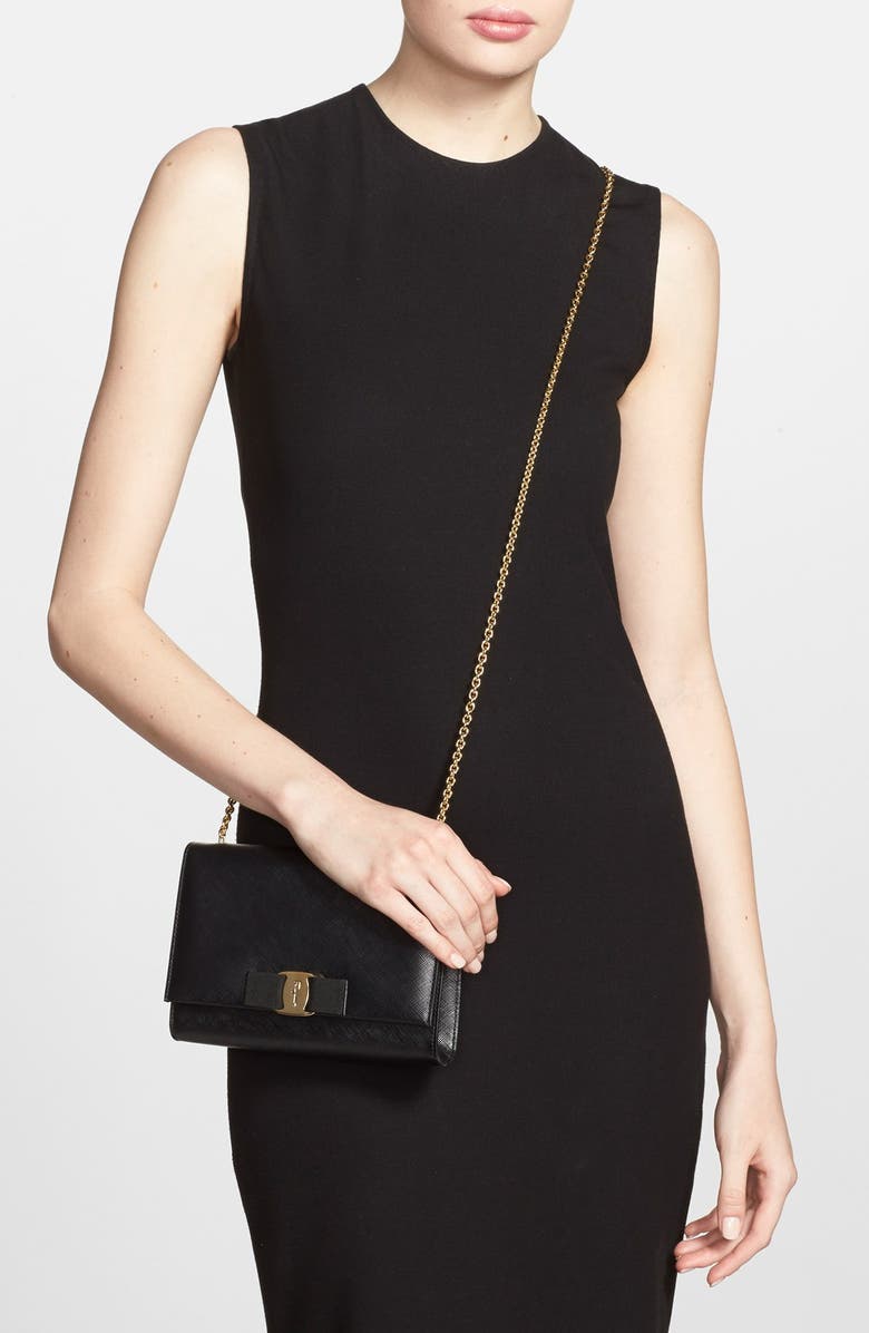 FERRAGAMO Salvatore Ferragamo Vara Clutch, Alternate, color,