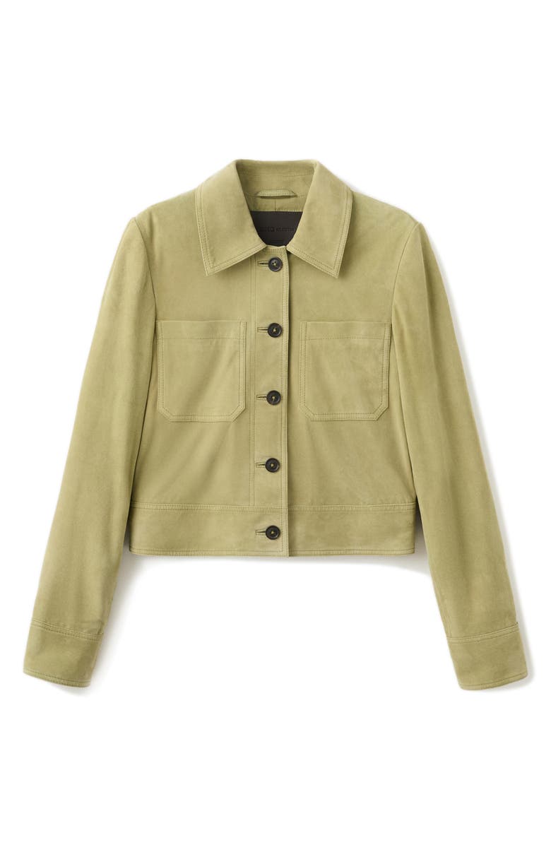 MANGO Suede Jacket, Main, color, 