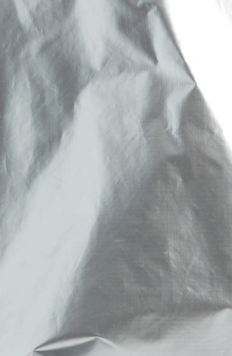 Moncler Ylang Metallic Bomber Jacket, Alternate, color, Metallic Silver