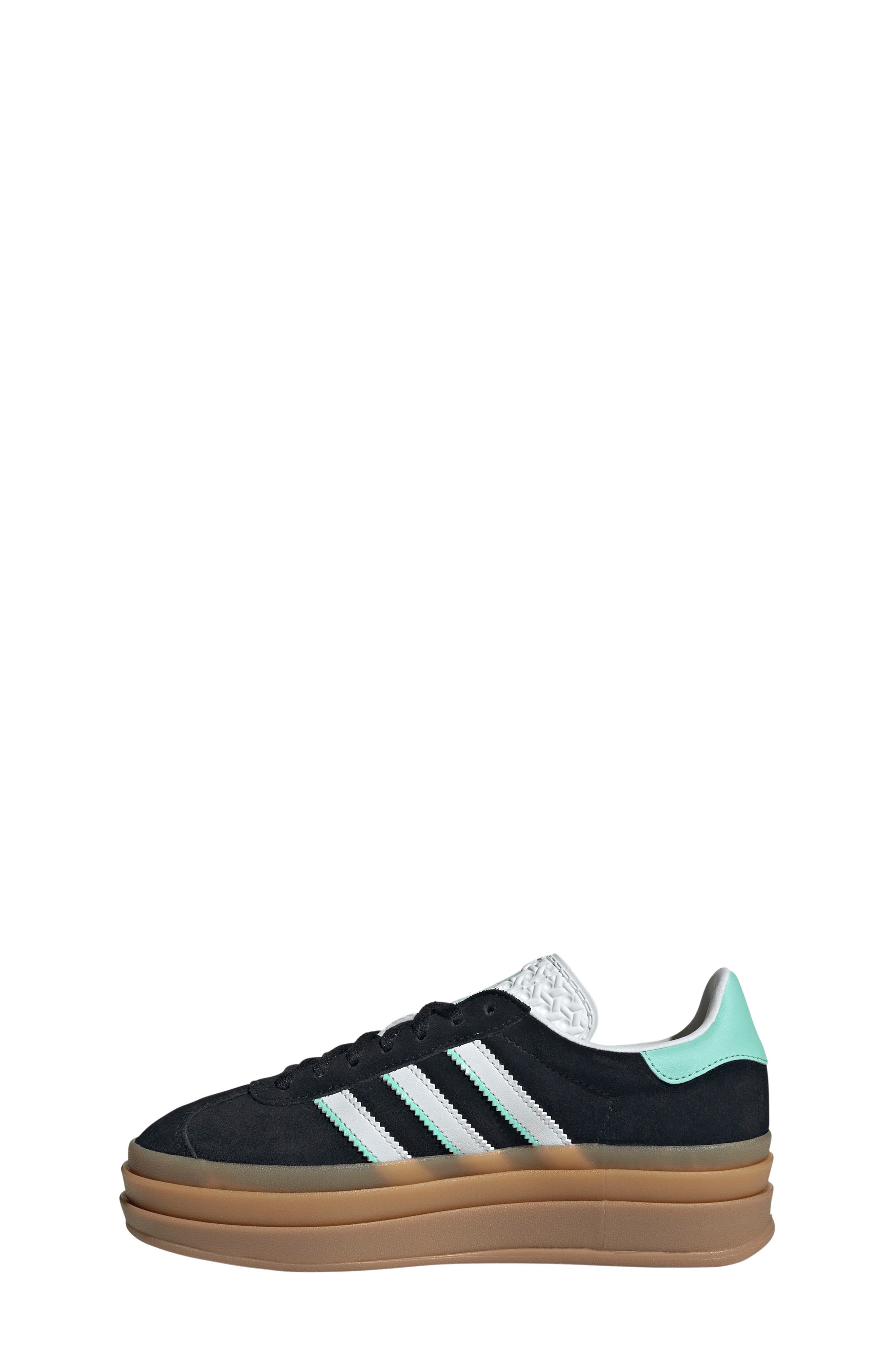 adidas Kids' Gazelle Bold Sneaker, Alternate, color, Core Black