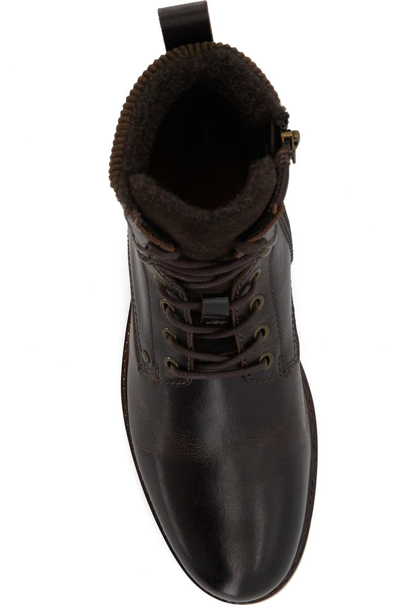 Dune London Coltonn Lace-Up Leather Boot, Alternate, color,