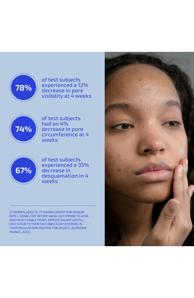 Codex Labs SHAANT Pore Purifying Acne Face Scrub, Alternate, color, Tan