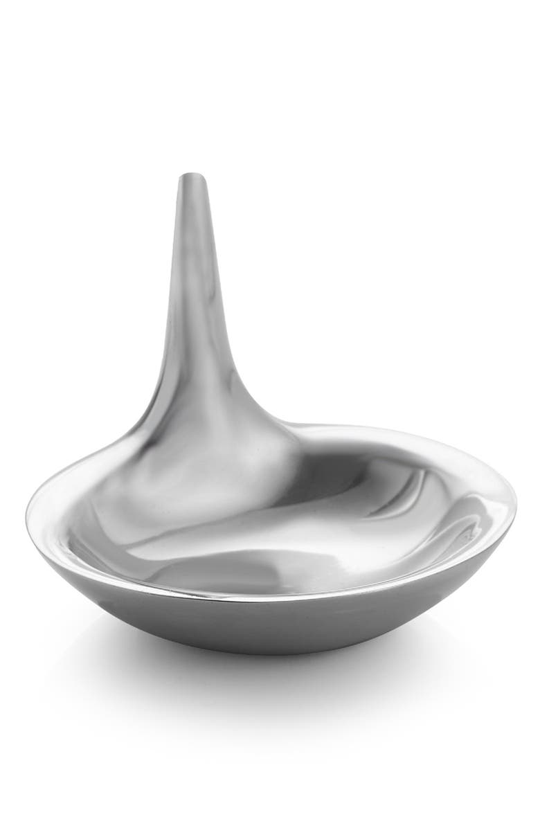 Nambé Mira Ring Holder, Main, color, Metallic Silver