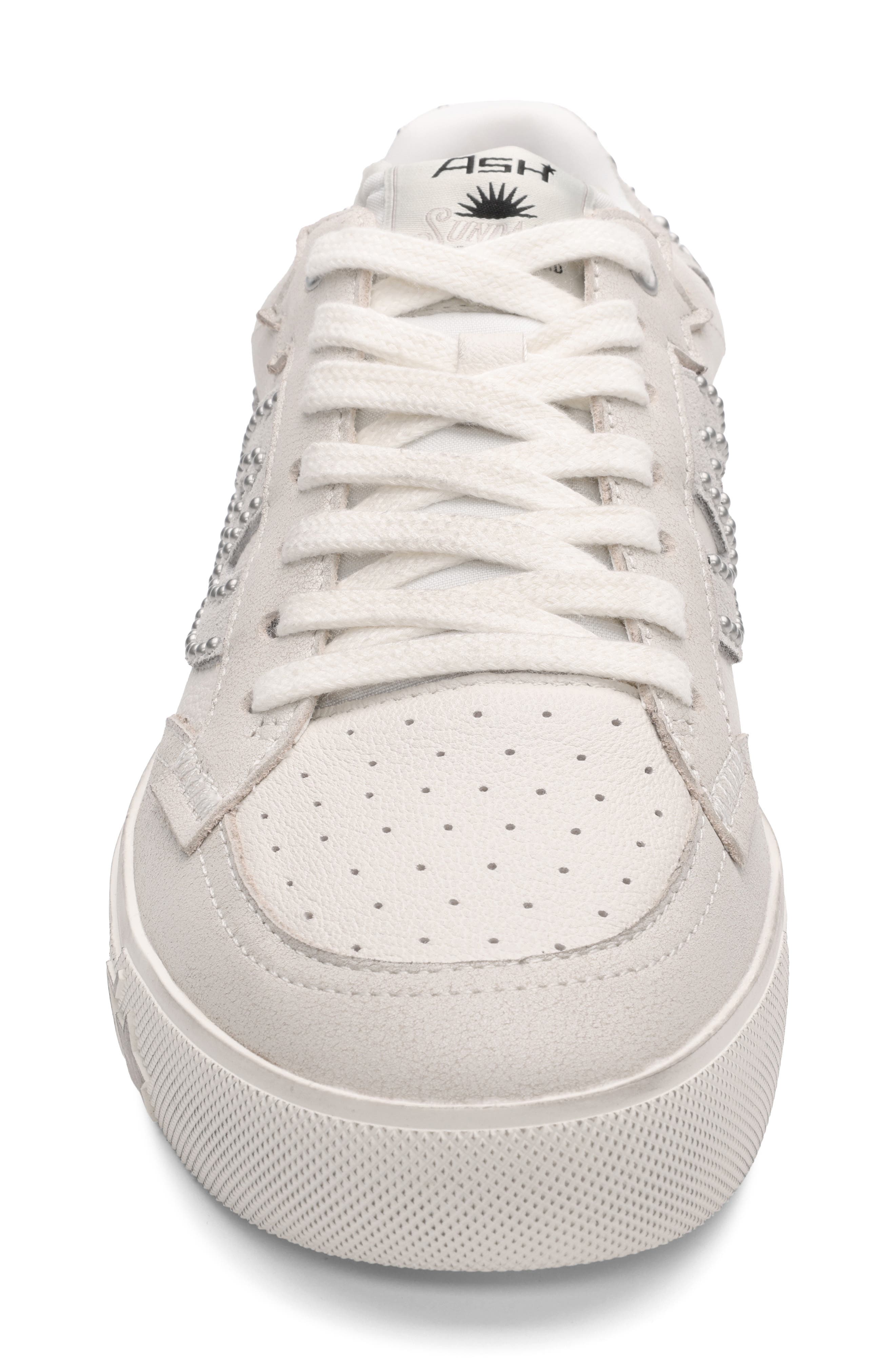Ash Moonlight Stud Sneaker, Alternate, color, Beige/ White/ Grey