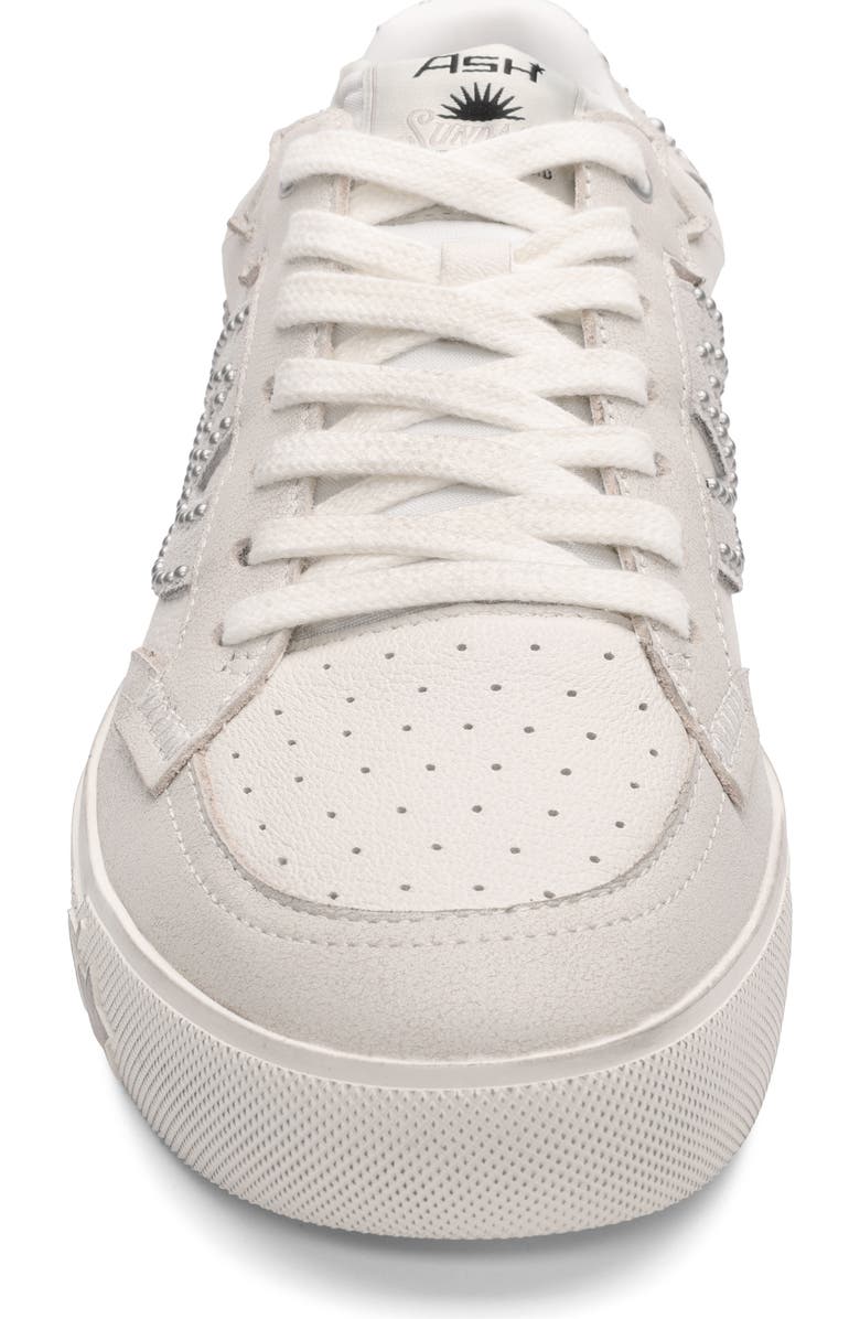 Ash Moonlight Stud Sneaker, Alternate, color, Beige/ White/ Grey