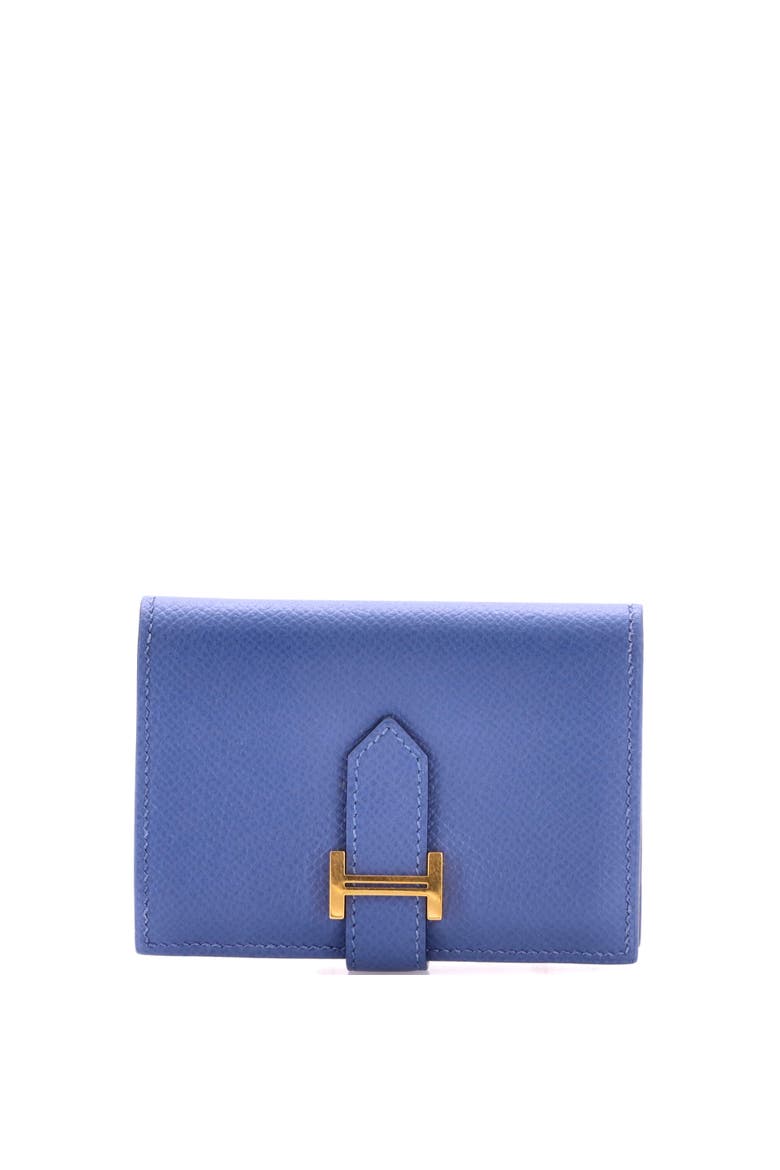 Bearn Card Case Epsom, Main, color, Bleu Brighton