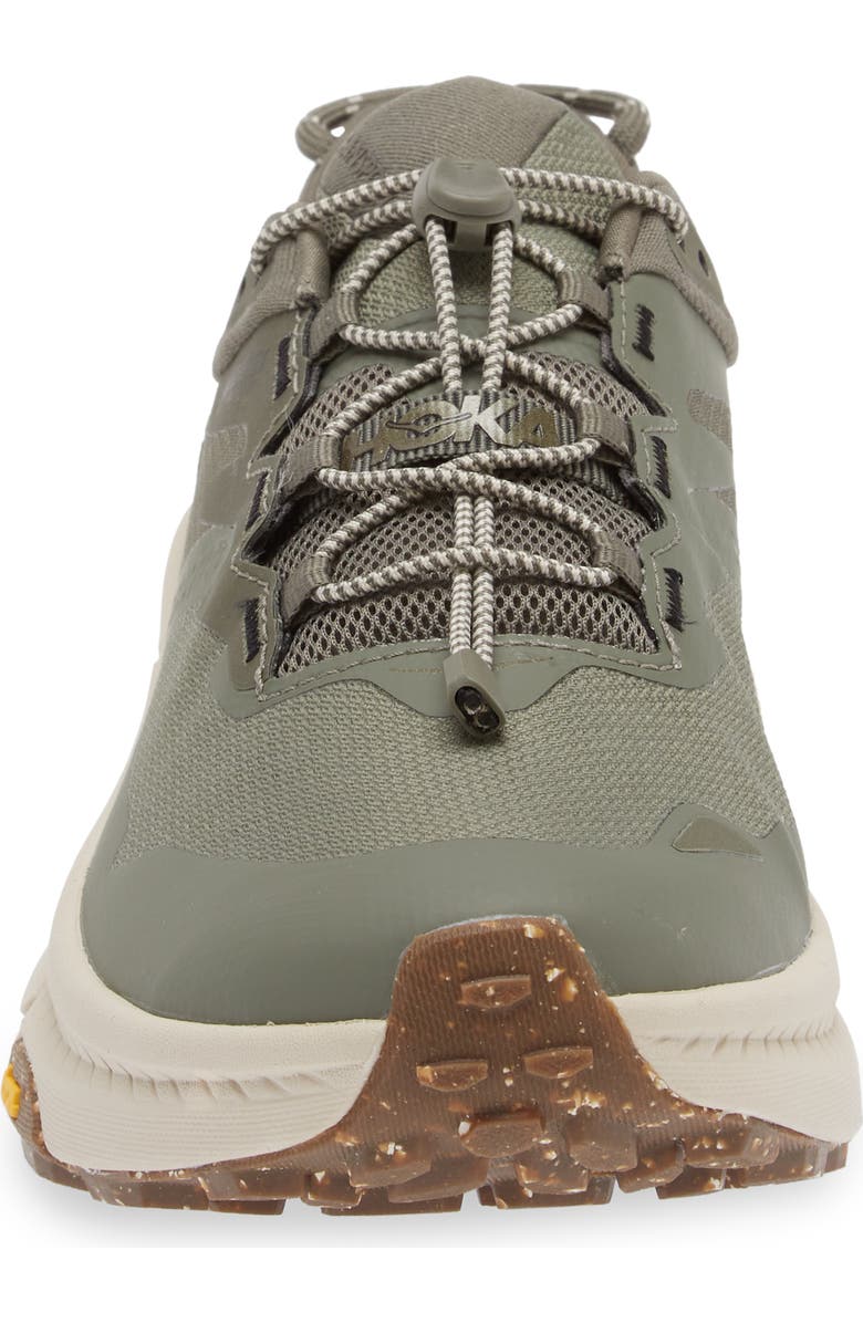 HOKA Transport Gore-Tex<sup>®</sup> Waterproof Shoe, Alternate, color, Slate / Oat Milk