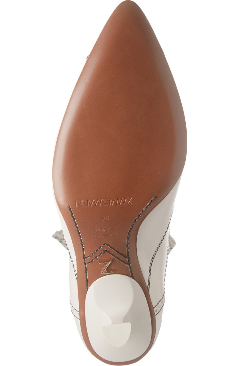 Zimmermann Ruffle Patchwork Bootie, Alternate, color,