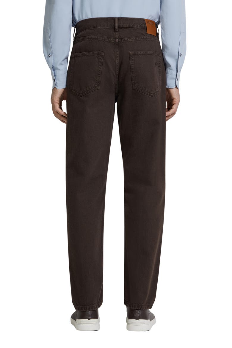 Roccia City Fit Jeans, Alternate, color, DARK BROWN