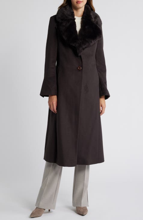 Via Spiga Women's Long shops Wool Coat Size 4 Career Dress Coat Knee Length Italy