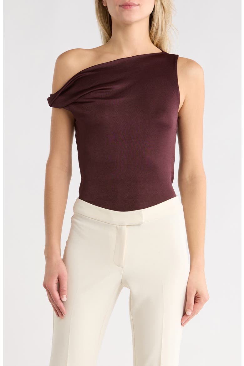 Agnes Off the Shoulder Top, Main, color, CHOCOLATE BROWN