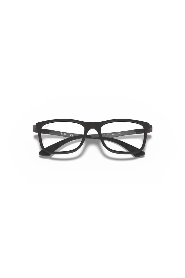 46mm Square optical glasses, Alternate, color, Black/ Grey