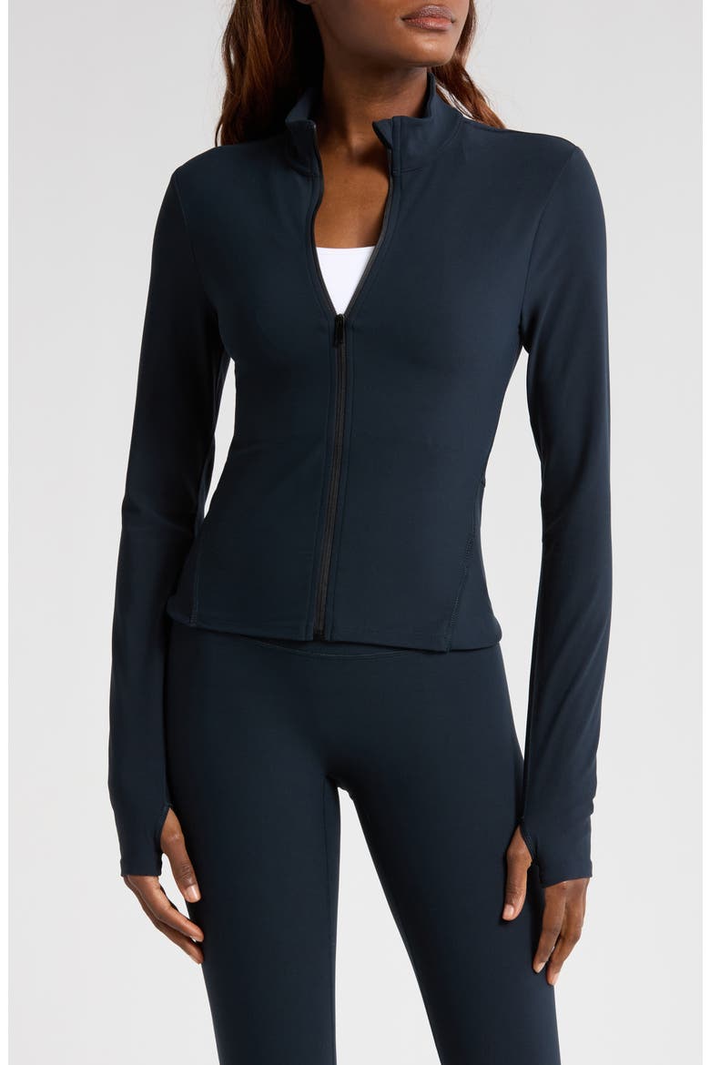 SPANXsmooth™ OnForm Full Zip Jacket, Main, color, VERY BLACK