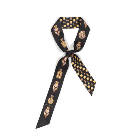 "Amora" Silk Skinny Scarf
