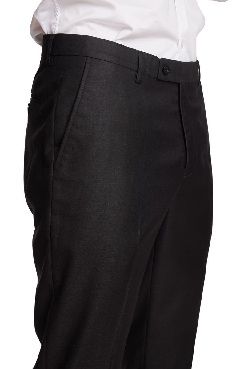 PAISLEY & GRAY Modern Fit Downing Dress Pants, Alternate, color, Soft Black Shark