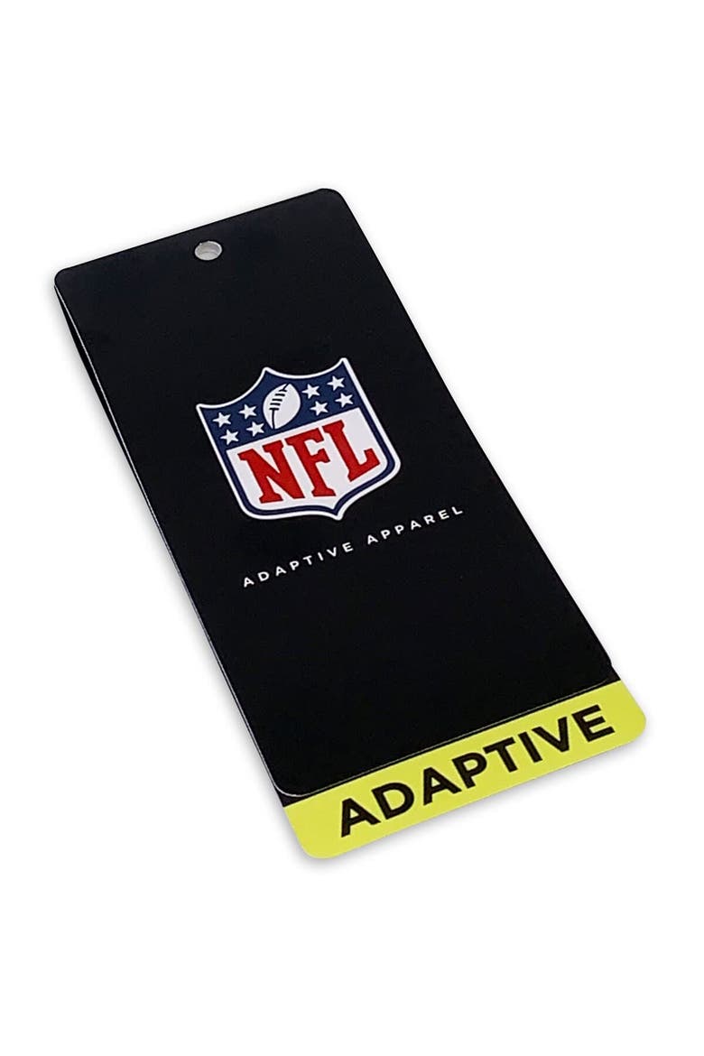 Men's  Black Las Vegas Raiders Hands Off Long Sleeve Adaptive T-Shirt, Alternate, color, Black