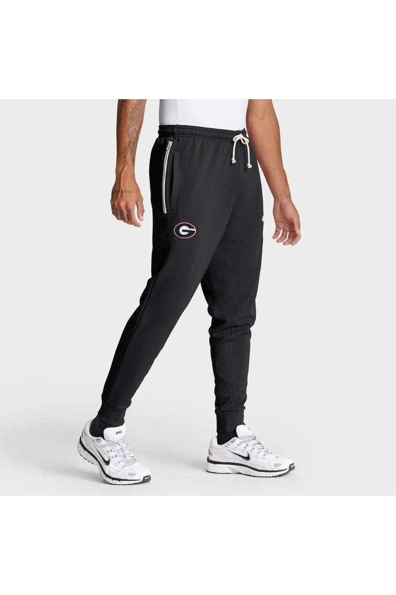 Men's Nike Black Georgia Bulldogs 2025 Sideline Performance Taper Pants, Alternate, color, Black