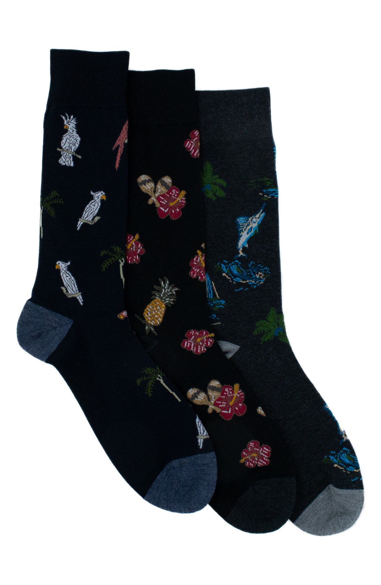 Assorted 3-Pack Crew Socks