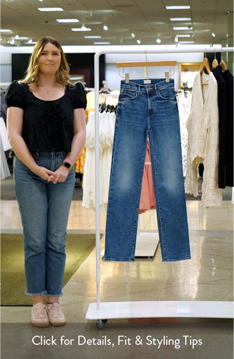 The Kick It Relaxed Straight Leg Jeans, sales video thumbnail
