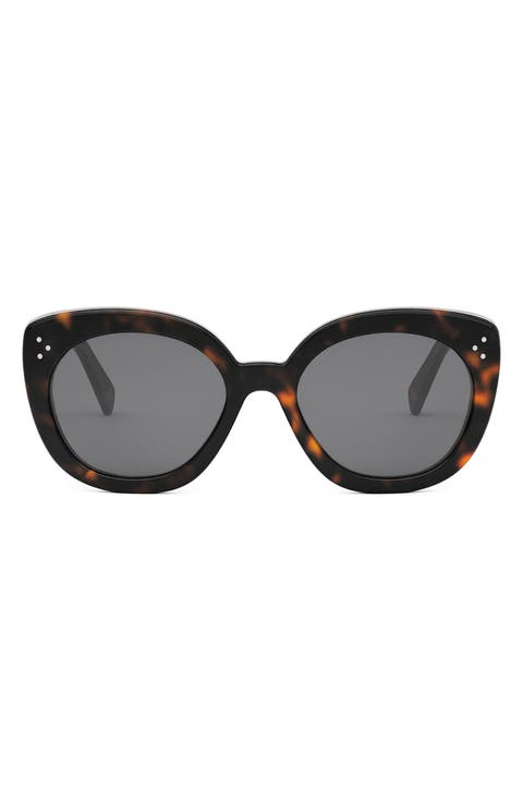 Bold 3 Dots 56mm Butterfly Sunglasses