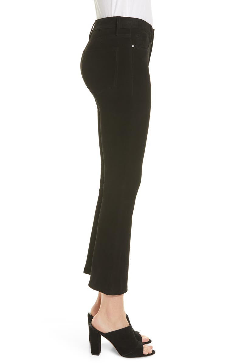 FRAME Le Crop Mini Boot Suede Pants, Alternate, color, 